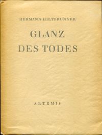 Hiltbrunner, Glanz des Todes. (Umschlag)