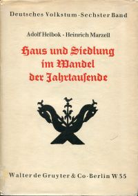 Helbok, Haus und Siedlung im Wandel der Jahrtausende. (Umschlag)