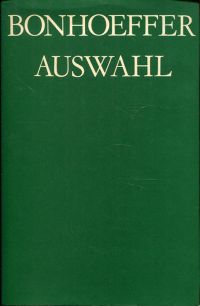 Bonhoeffer, Auswahl. (Umschlag)
