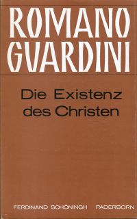 Guardini, Die Existenz des Christen. (Umschlag)