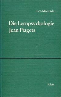 Montada, Die Lernpsychologie Jean Piagets. (Umschlag)