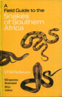 FitzSimons, A Field guide to the snakes of Southern Africa. (Umschlag)