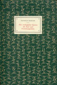 Hediger, Der Zoologische Garten als Asyl und Forschungsstätte. (Umschlag)