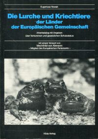 Nowak, Die Lurche und Kriechtiere der Länder der Europäischen Gemeinschaft. (Umschlag)
