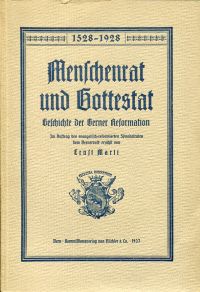Marti, Menschenrat und Gottestat. (Umschlag)