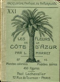 Marret, Les fleurs de la Côte d'Azur. (Umschlag)