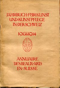 Ganz, Jahrbuch für Kunst und Kunstpflege in der Schweiz (Umschlag)