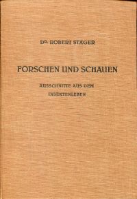 Stäger, Forschen und Schauen. (Umschlag)
