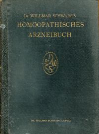 Schwabe, Dr. Willmar Schwabe's homöopathisches Arzneibuch. (Umschlag)