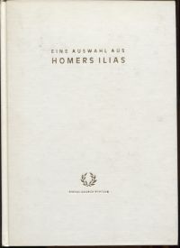 Homer: Eine Auswahl aus Homers Ilias. (Umschlag)
