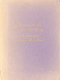 Steiner, Anthroposophische Gemeinschaftsbildung: Das Erwachen am andern Menschen (Umschlag)
