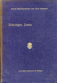 Holzinger, Das Buch Josua. (Umschlag)