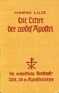Lilje, Die Lehre der zwölf Apostel. (Umschlag)
