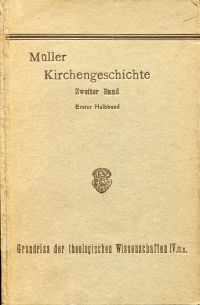 Müller, Kirchengeschichte, Band 2. (Umschlag)