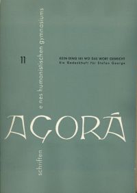 Kein Ding sei, wo das Wort gebricht. (Umschlag)