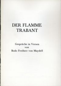 Maydell, Der Flamme Trabant. (Umschlag)