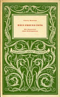 Kearton, Mein Freund Toto. (Umschlag)