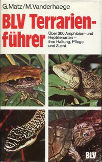 Matz, BLV-Terrarienführer. (Umschlag)