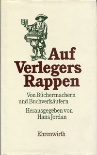 Jordan, Auf Verlegers Rappen. (Umschlag)