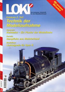 LOKI. Das Schweizer Magazin für Eisenbahn- und Modellbahnfreunde, 10 (2001) (Umschlag)