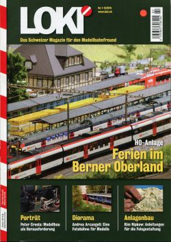 LOKI. Das Schweizer Magazin für Eisenbahn- und Modellbahnfreunde, 1-2 (2015) (Umschlag)