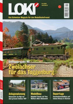 LOKI. Das Schweizer Magazin für Eisenbahn- und Modellbahnfreunde, 4 (2016) (Umschlag)