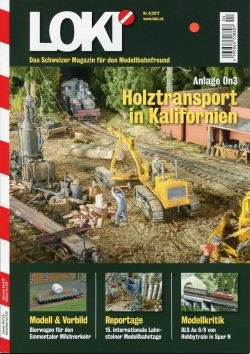 LOKI. Das Schweizer Magazin für Eisenbahn- und Modellbahnfreunde, 4 (2017) (Umschlag)