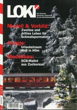 LOKI. Das Schweizer Magazin für Eisenbahn- und Modellbahnfreunde, 12 (2003) (Umschlag)