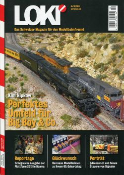 LOKI. Das Schweizer Magazin für Eisenbahn- und Modellbahnfreunde, 12 (2013) (Umschlag)