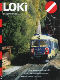 LOKI. Das Schweizer Magazin für Eisenbahn- und Modellbahnfreunde, 10 (1996) (Umschlag)
