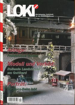 LOKI. Das Schweizer Magazin für Eisenbahn- und Modellbahnfreunde, 12 (2002) (Umschlag)