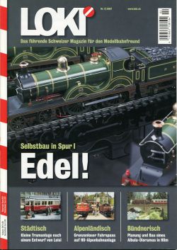 LOKI. Das Schweizer Magazin für Eisenbahn- und Modellbahnfreunde, 2 (2007) (Umschlag)