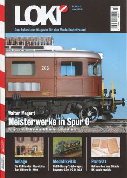 LOKI. Das Schweizer Magazin für Eisenbahn- und Modellbahnfreunde, 10 (2012) (Umschlag)