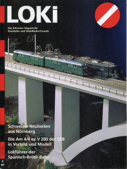 LOKI. Das Schweizer Magazin für Eisenbahn- und Modellbahnfreunde, 3 (1997) (Umschlag)