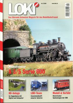 LOKI. Das Schweizer Magazin für Eisenbahn- und Modellbahnfreunde, 2 (2005) (Umschlag)