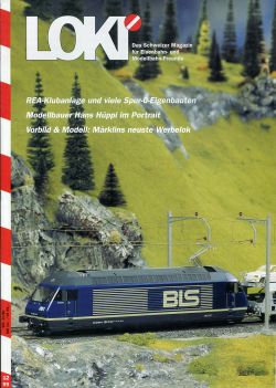 LOKI. Das Schweizer Magazin für Eisenbahn- und Modellbahnfreunde, 12 (1999) (Umschlag)