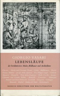 Vasari, Lebensläufe der berühmtesten Maler, Bildhauer und Architekten. (Umschlag)