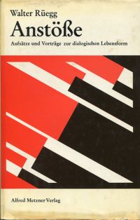 Rüegg, Anstösse. (Umschlag)