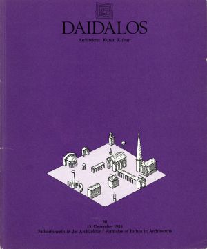 Pathosformeln in der Architektur / Formulae of Pathos in Architekture. (Umschlag)