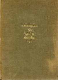 Wehrhahn, Die Gartenstauden. (Umschlag)