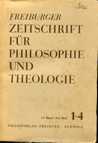 Freiburger Zeitschrift für Philosophie und Theologie, 11. Band, Heft 1-4 (Umschlag)