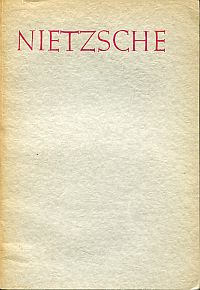 Nietzsche, Nietzsche. (Umschlag)