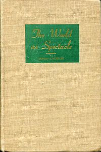 Müller, The world as spectacle. (Umschlag)