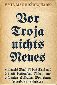 Requark, Vor Troja nichts Neues. (Umschlag)