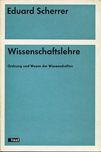 Scherrer, Wissenschaftslehre. (Umschlag)