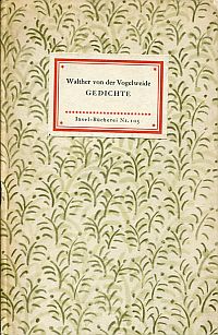 Walther von der Vogelweide: Gedichte. (Umschlag)
