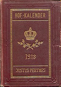 Gothaischer genealogischer Hof-Kalender nebst diplomatisch-statistischem Jahrbuc (Umschlag)