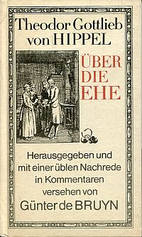 Hippel, Über die Ehe. (Umschlag)