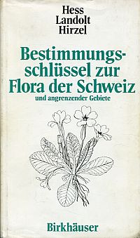 Hess, Bestimmungsschlüssel zur Flora der Schweiz und angrenzender Gebiete. (Umschlag)