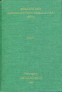 Pott, Berichte der Reinhold-Tüxen-Gesellschaft (RTG), Band 2. (Umschlag)